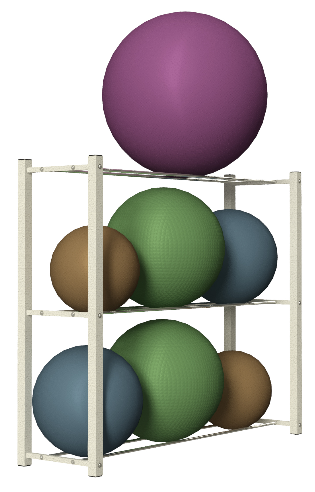 Estructura para balones tipo bobath